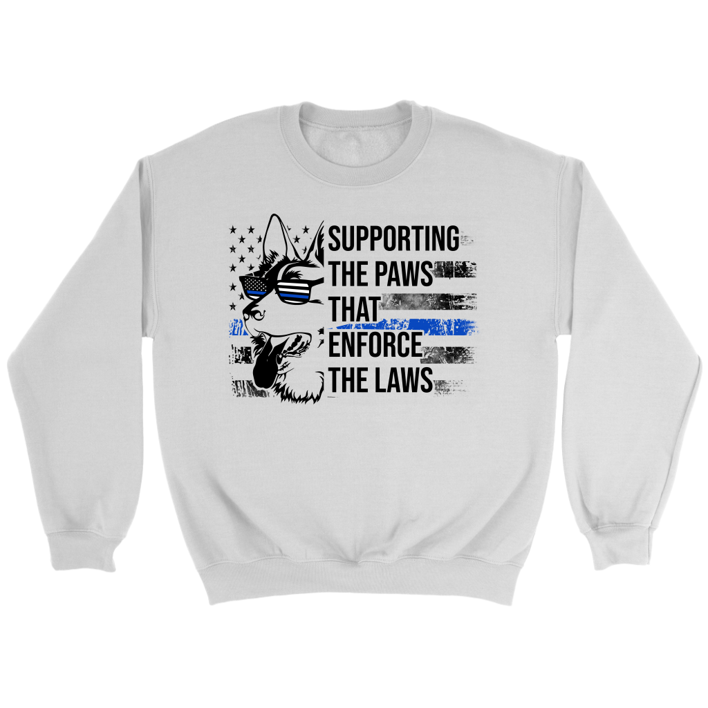Supporting The Paws That Enforce The Laws Shirts