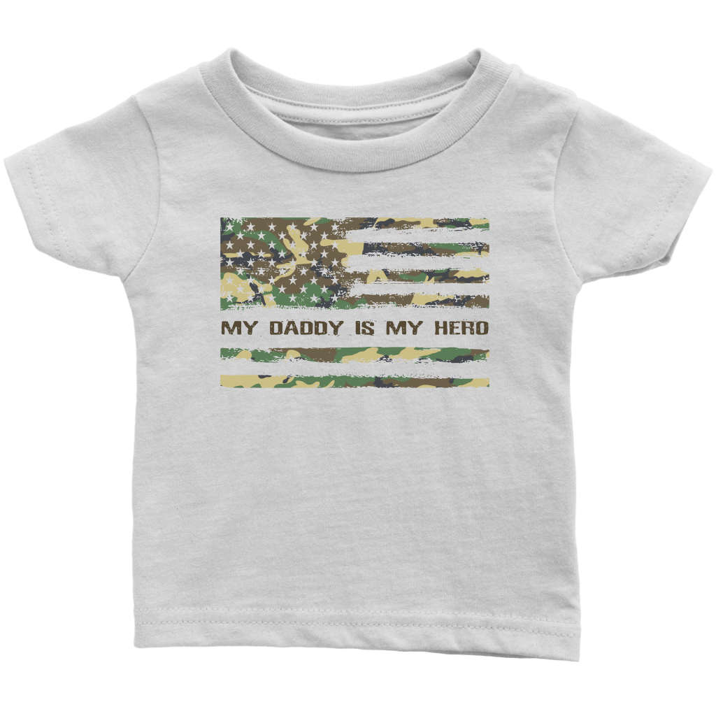 My Daddy Is My Hero - Army Kids shirts
