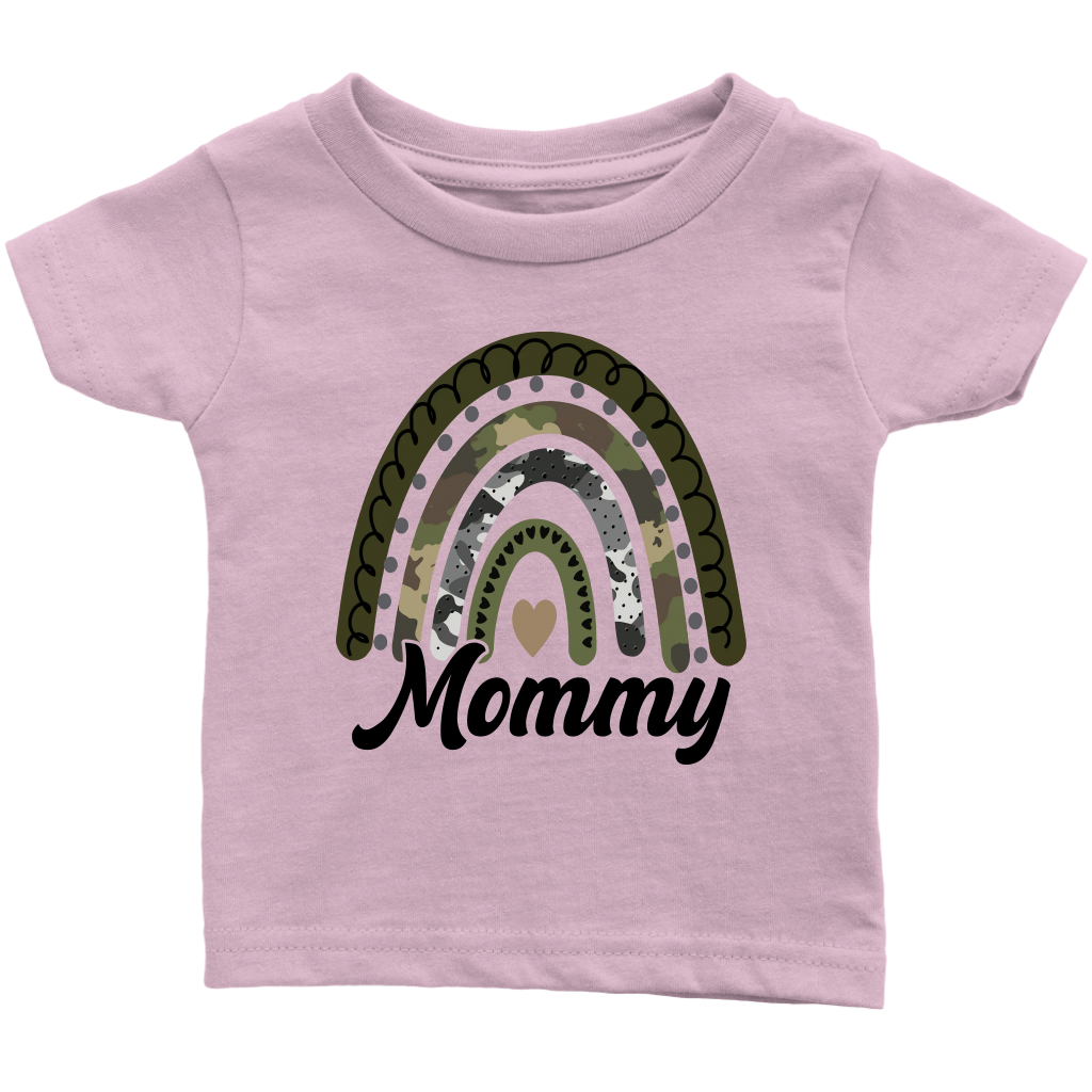 Army Mommy Baby Bodysuit Toddler Infant T-shirts