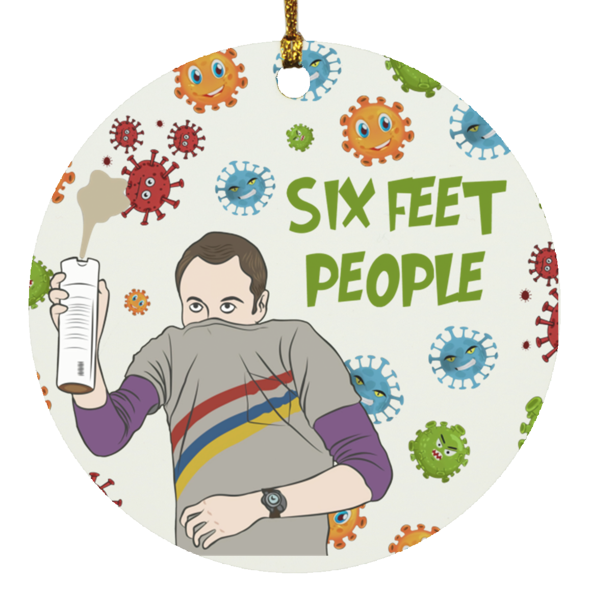 Sheldon Cooper Circle Ornament