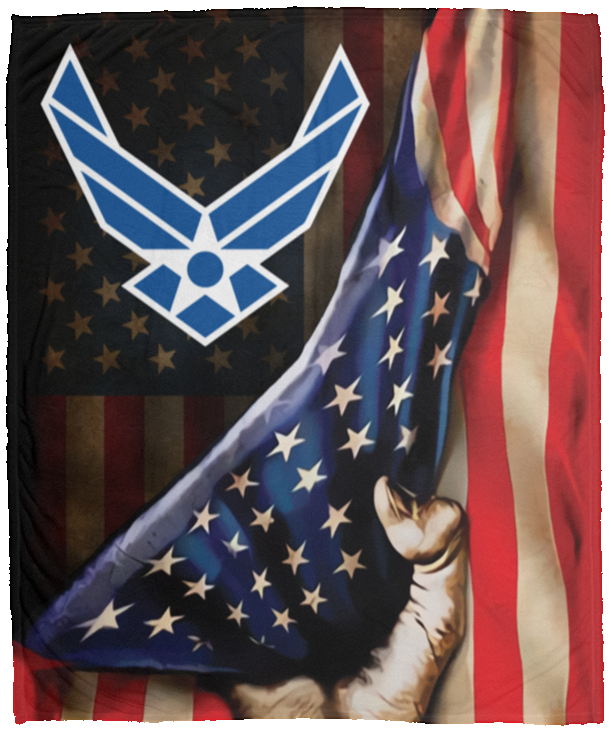 Air Force Flag VPM Plush Fleece Blanket - 50x60