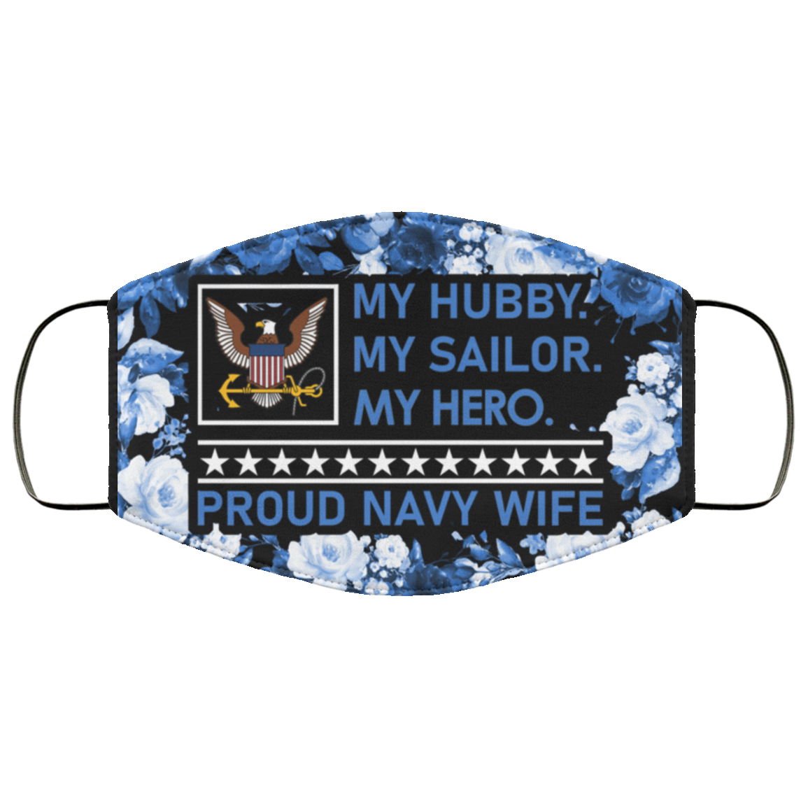 Order Proud Navy Wife Face Mask