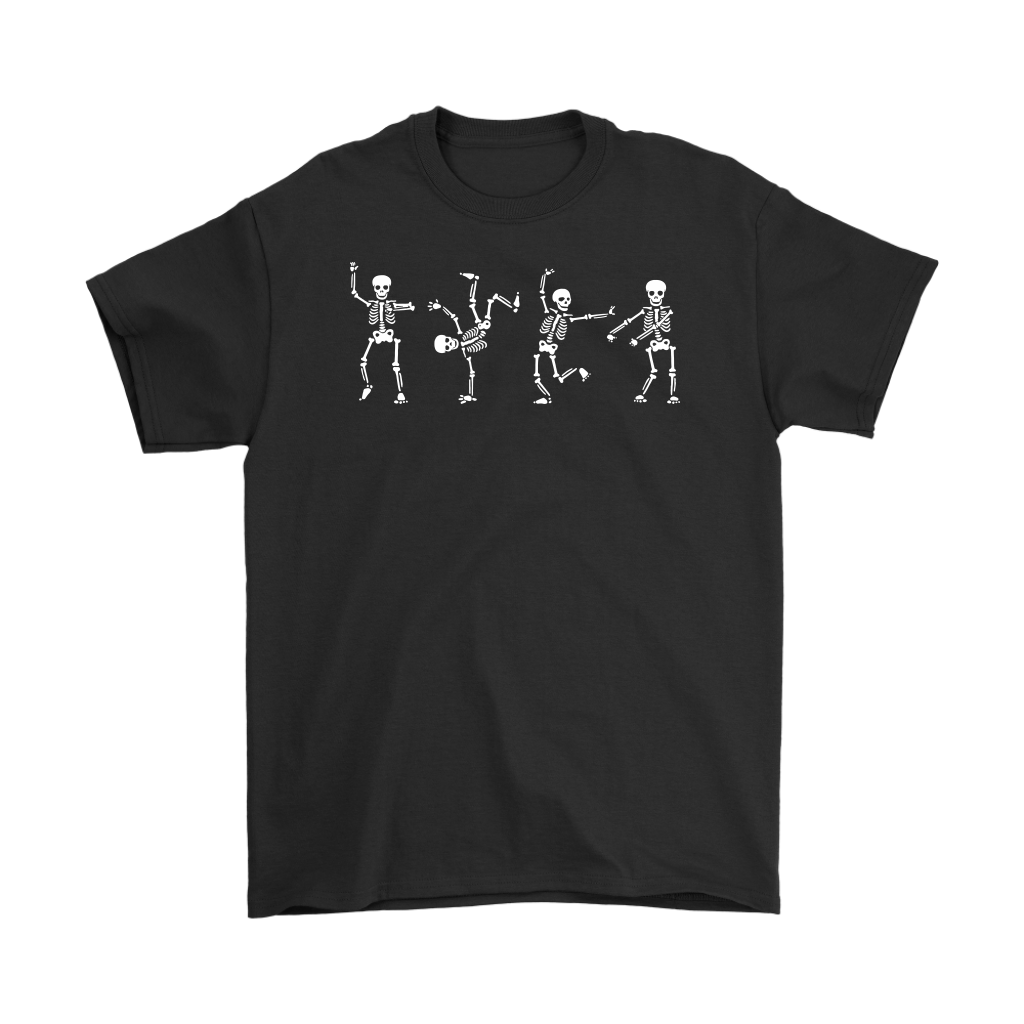 Dancing Skeletons Funny Halloween Shirts Men's T-shirt Women's Shirt Toddler T-shirt