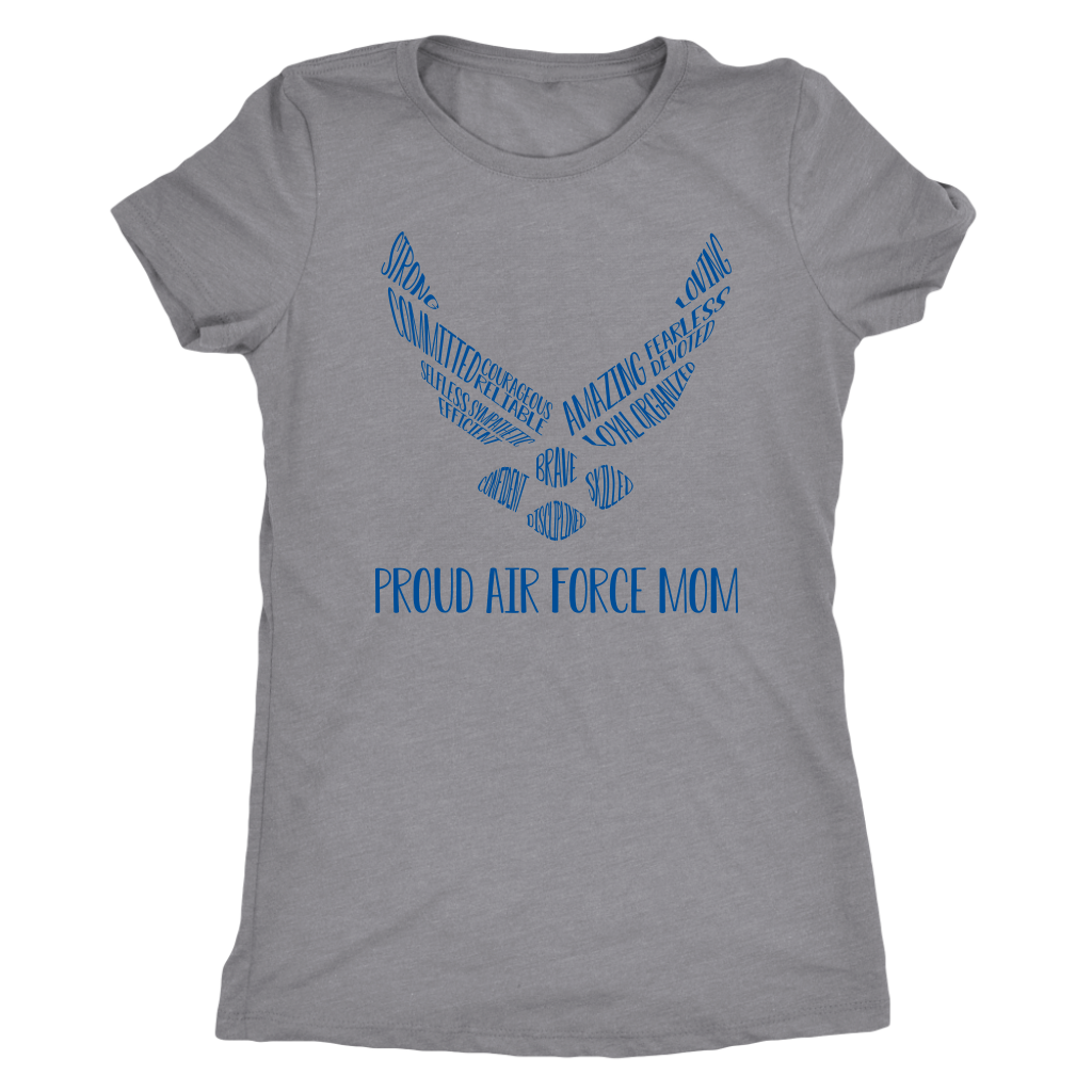 Proud Air Force Mom T-shirt V-neck Women's Tank Love My Airman Military Mom Gift