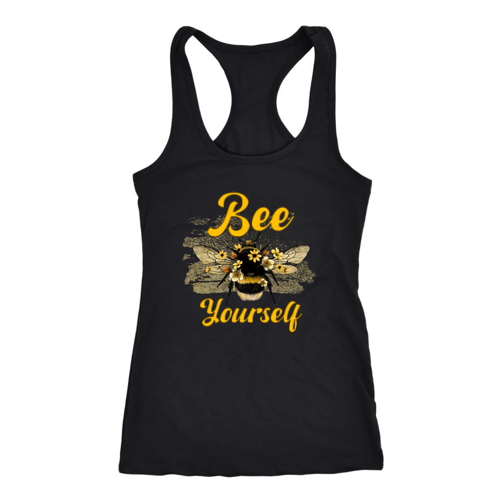 Bee Yourself Bee Shirts Be Yourself shirt Girl's tank V-neck T-shirt