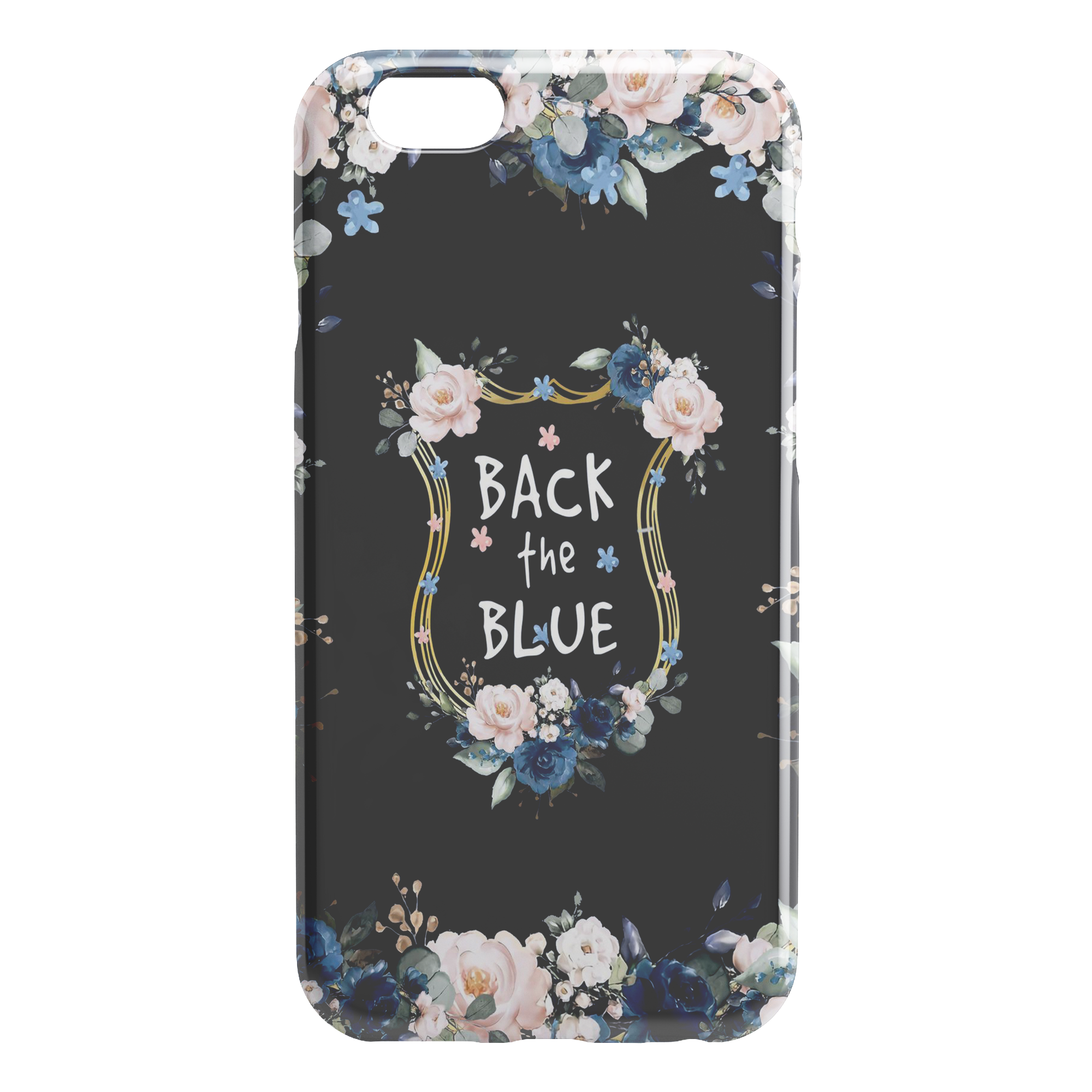 Back The Blue iPhone Cases
