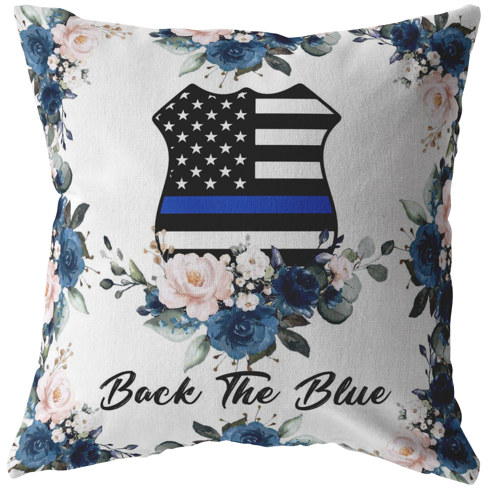 Back The Blue Pillow