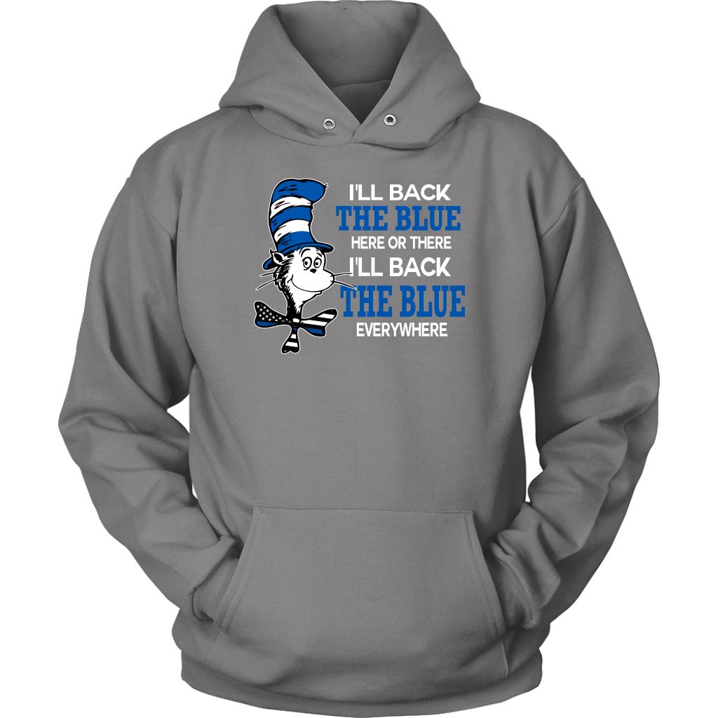 I'll Back The Blue Everywhere V-neck T-shirt, tank, hoodie